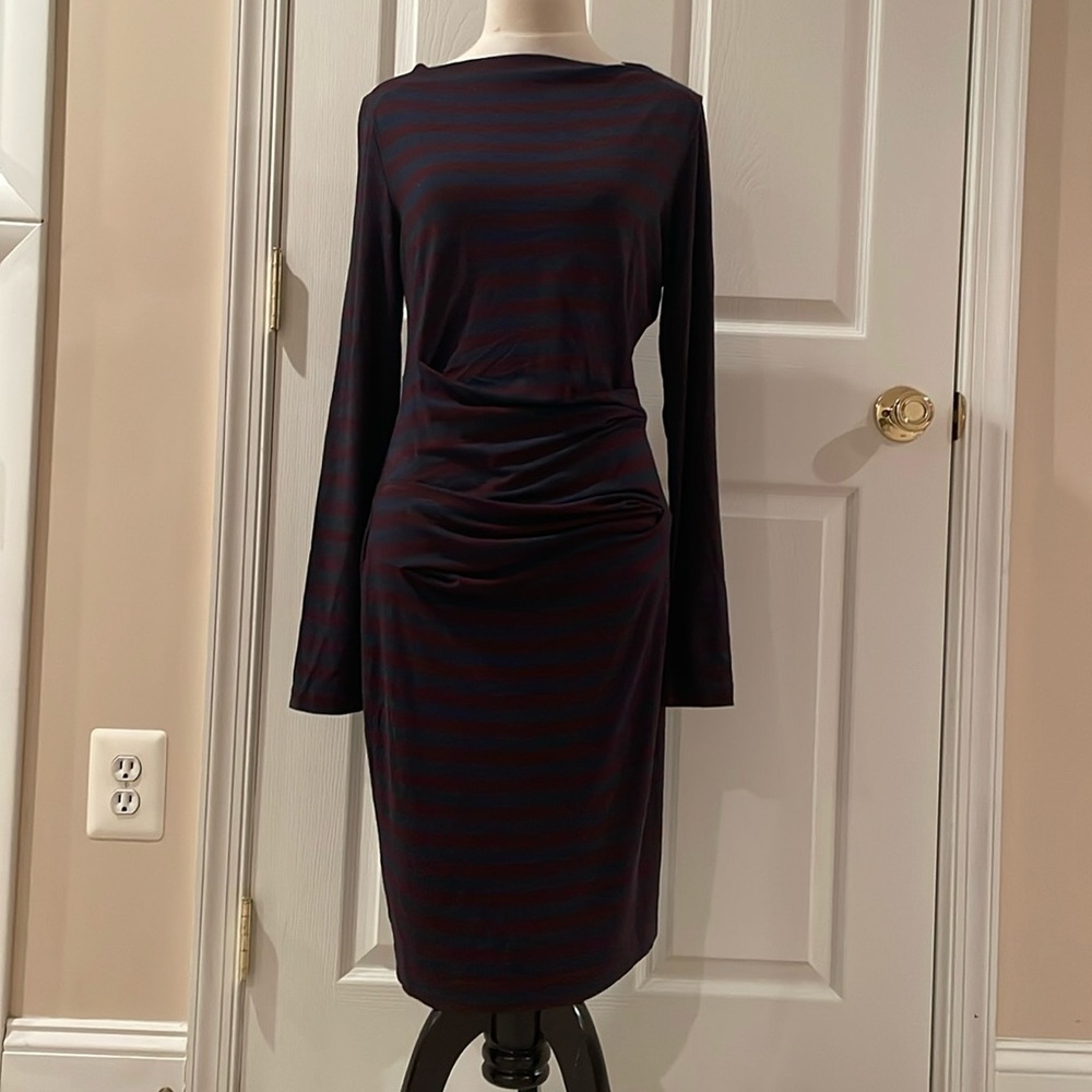 Nicole Miller| Artelier Striped Jersey Dress